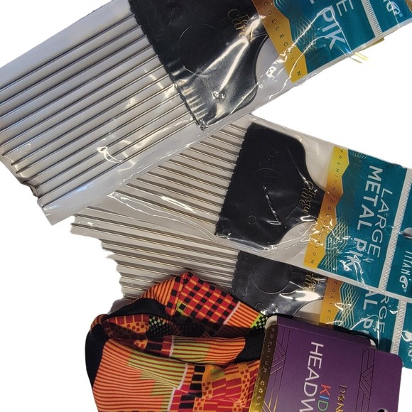 14  Donna Headband Du-Rag Silky Satin Annie Du-Rag Detanlger‎ Metal Pik Headwrap - Picture 4 of 10